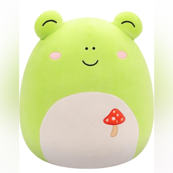 Squishmallows 8” Wendy the frog with mushroom - Picture 1 of 10